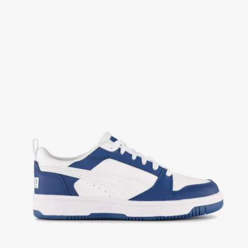 Puma Rebound V6 LO jongens sneakers wit blauw Best