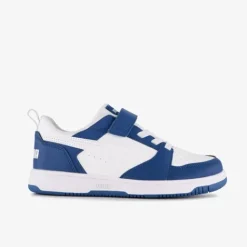 Puma Rebound V6 LO kinder sneakers wit blauw Clearance