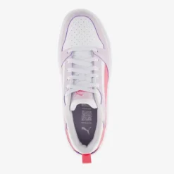 Puma Rebound V6 LO meisjes sneakers paars roze Clearance