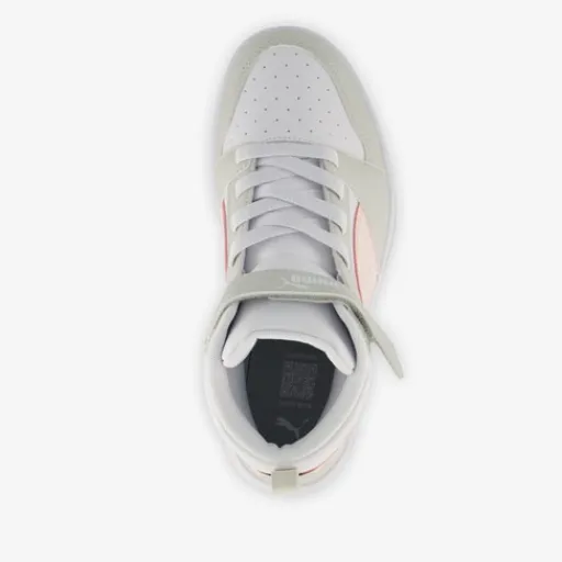 Puma Rebound V6 Mid AC+ kinder sneakers grijs