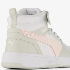 Puma Rebound V6 Mid AC+ kinder sneakers grijs