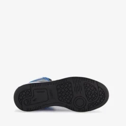 Puma Rebound V6 Mid hoge jongens sneakers blauw wit Discount