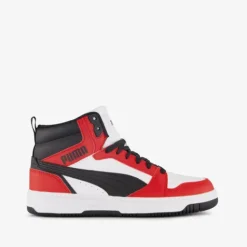 Puma Rebound V6 Mid jongens sneakers rood zwart Sale