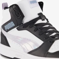 Puma Rebound V6 Mid Space Belle meisjes sneakers zwart lila Hot