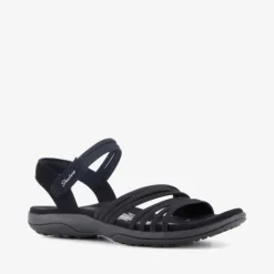 Skechers Reggae Slim Coffee dames sandalen zwart Clearance