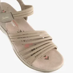 Skechers Reggae Slim Coffee dames sandalen beige Outlet