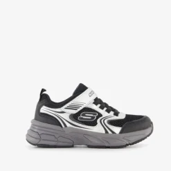 Skechers Retro-Graph jongens sneakers zwart grijs