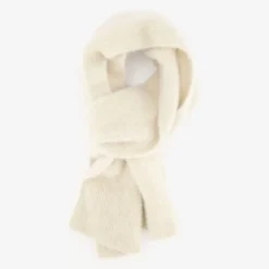 Scapino Ribgebreide dames sjaal beige