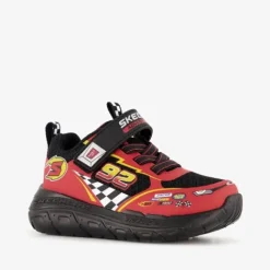 Skechers Skech Tracks jongens sneakers rood zwart Clearance