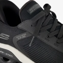 Skechers Slip-ins: BOBS Sport Arc Wave 2.0 heren sneakers zwart Outlet