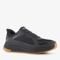 Skechers Slip-ins: BOBS Sport Squad heren sneakers zwart bruin Discount