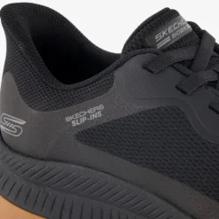 Skechers Slip-ins: BOBS Sport Squad heren sneakers zwart bruin Discount