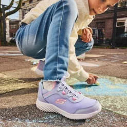 Skechers Slip-ins Bounder meisjes sneakers paars Clearance