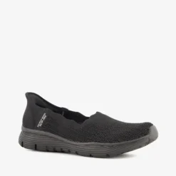 Skechers Slip-ins: Seager dames instappers zwart