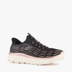 Skechers Slip-ins: Summits Plus dames sneakers zwart roze Best