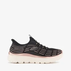 Skechers Slip-ins: Summits Plus dames sneakers zwart roze Best