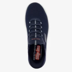 Skechers Slip-ins Wide Fit heren sneakers blauw Clearance