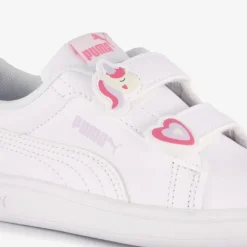 Puma Smash 3.0 Badges meisjes sneakers wit Discount