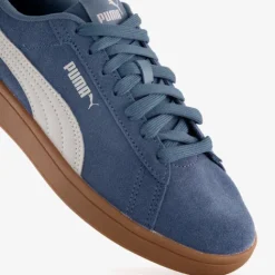 Puma Smash 3.0 leren dames sneakers blauw Clearance