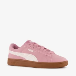 Puma Smash 3.0 leren dames sneakers roze Hot