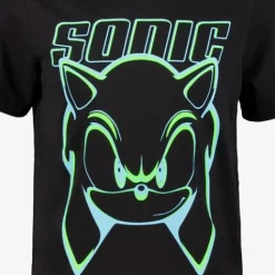 Guppy Sonic jongens T-shirt zwart groen Outlet