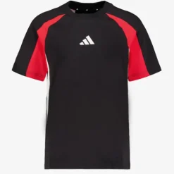Adidas Sportswear J CB T kinder sport T-shirt zwart rood New