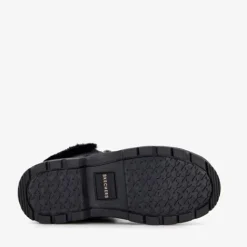 Skechers Street Glitz gevoerde veterboots zwart Sale