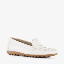 Hush Puppies Suède dames mocassins wit Clearance