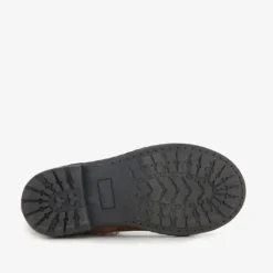 Stap Suède meisjes cowboy enkellaarsjes bruin