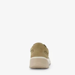 Hush Puppies Suede dames sneakers taupe