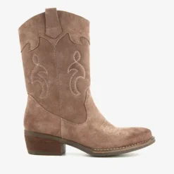 Harper Suede dames western laarzen taupe Clearance