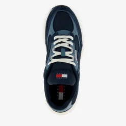 Tommy Hilfiger Suede heren dad sneakers blauw Online
