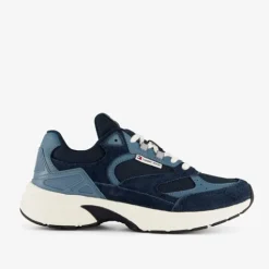 Tommy Hilfiger Suede heren dad sneakers blauw Online