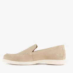 Van Beers Suede heren instappers beige Sale