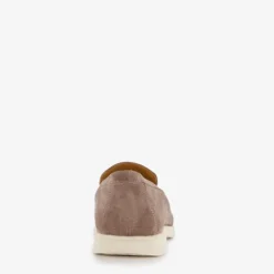 Van Beers Suede heren instappers bruin Best