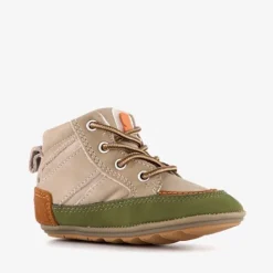 Groot Suede jongens babyschoenen grijs groen Online
