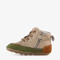 Groot Suede jongens babyschoenen grijs groen Online