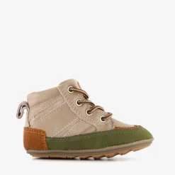 Groot Suede jongens babyschoenen grijs groen Online