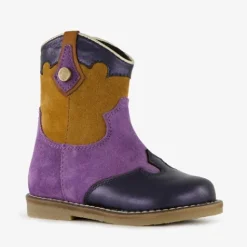 Groot Suede meisjes western laarsjes paars New