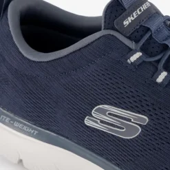 Skechers Summits heren sneakers blauw Outlet