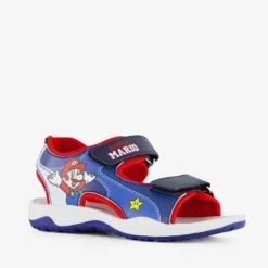 Super Mario Bros Super Mario jongens sandalen rood blauw Clearance
