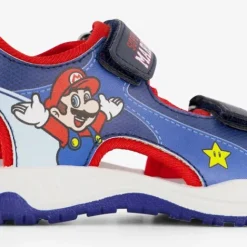 Super Mario Bros Super Mario jongens sandalen rood blauw Clearance