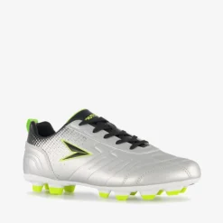 Dutchy Top-Spin kinder voetbalschoenen zilver Hot