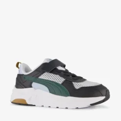 Puma Trinity 2 LT Run Fun AC+ kinder sneakers zwart groen Outlet