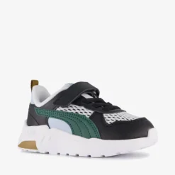 Puma Trinity 2 LT Run Fun AC+ kinder sneakers zwart groen Outlet