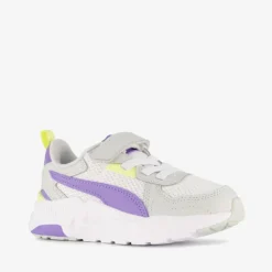 Puma Trinity Lite AC+ meisjes sneakers grijs paars Outlet