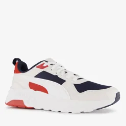 Puma Trinity Lite heren sneakers wit rood Outlet
