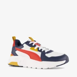 Puma Trinity Lite kinder sneakers blauw rood Hot