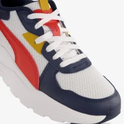 Puma Trinity Lite kinder sneakers blauw rood Hot
