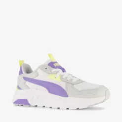 Puma Trinity Lite meisjes sneakers grijs paars Outlet